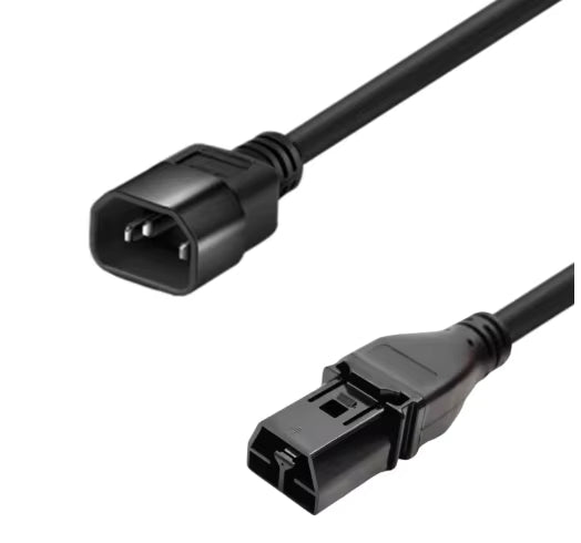 CAB-HVAC-C14-2M | IEC C14 to Saf-D-Grid 250VAC Cabinet Jumper PDU Power Cable | 2M Length
