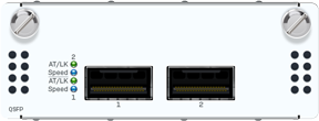 Sophos XSBZTCHF2 2-port 40GbE QSFP+ module with white switch body