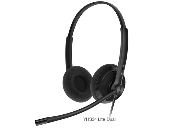 Yealink YHS34L-DUAL-3P | Dual Wideband Headset for Cisco 79XX & Avaya V/VI Systems