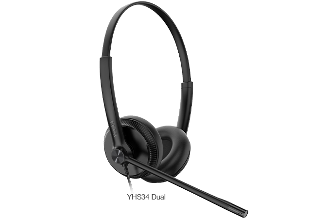 Yealink YHS34-DUAL-3P | Dual Wideband Headset for Cisco 79XX & Avaya V/VI Systems