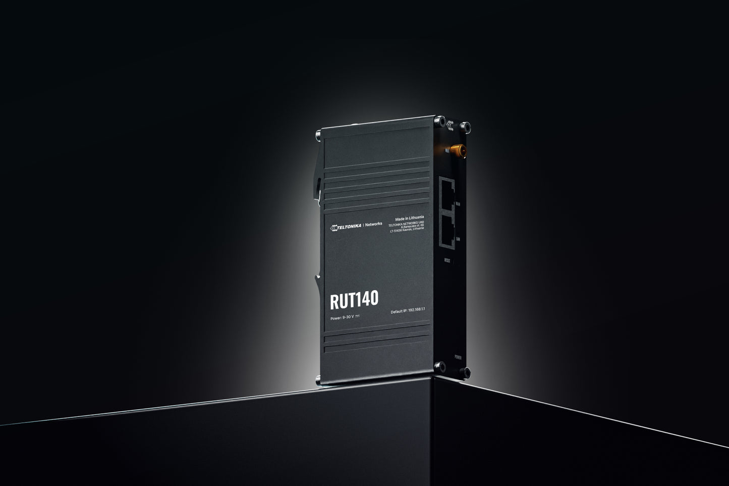Teltonika RUT140 | 2x RJ45 100Mb/s, Industrial Router, IP30 Rated