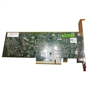 Dell 540-BBUO 10GbE card: green PCB with gold PCIe connector, black components