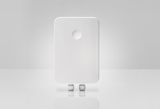 White rectangular Cambium ePMP MP 3000 MicroPOP thermostat with circular display