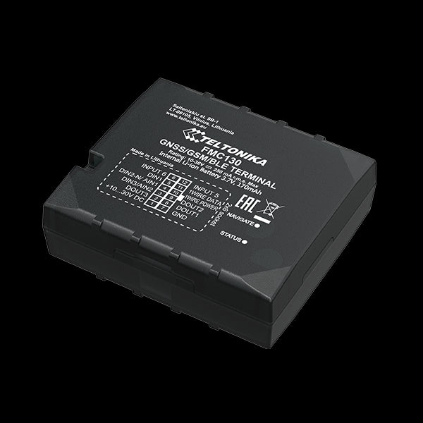 Teltonika FMC1304OXW01 | FMC130 Series Fleet Management System, High Gain GNSS, IoT/GSM Antennas, Internal Backup Battery