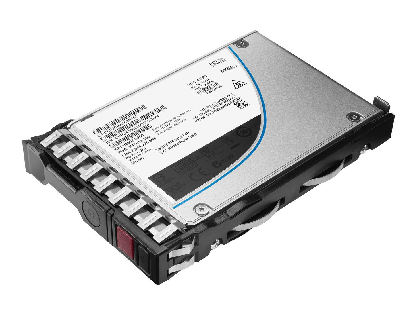 HPE P63849-B21 CM7 3.2TB Gen4 NVMe U.3 SSD 2.5in silver drive