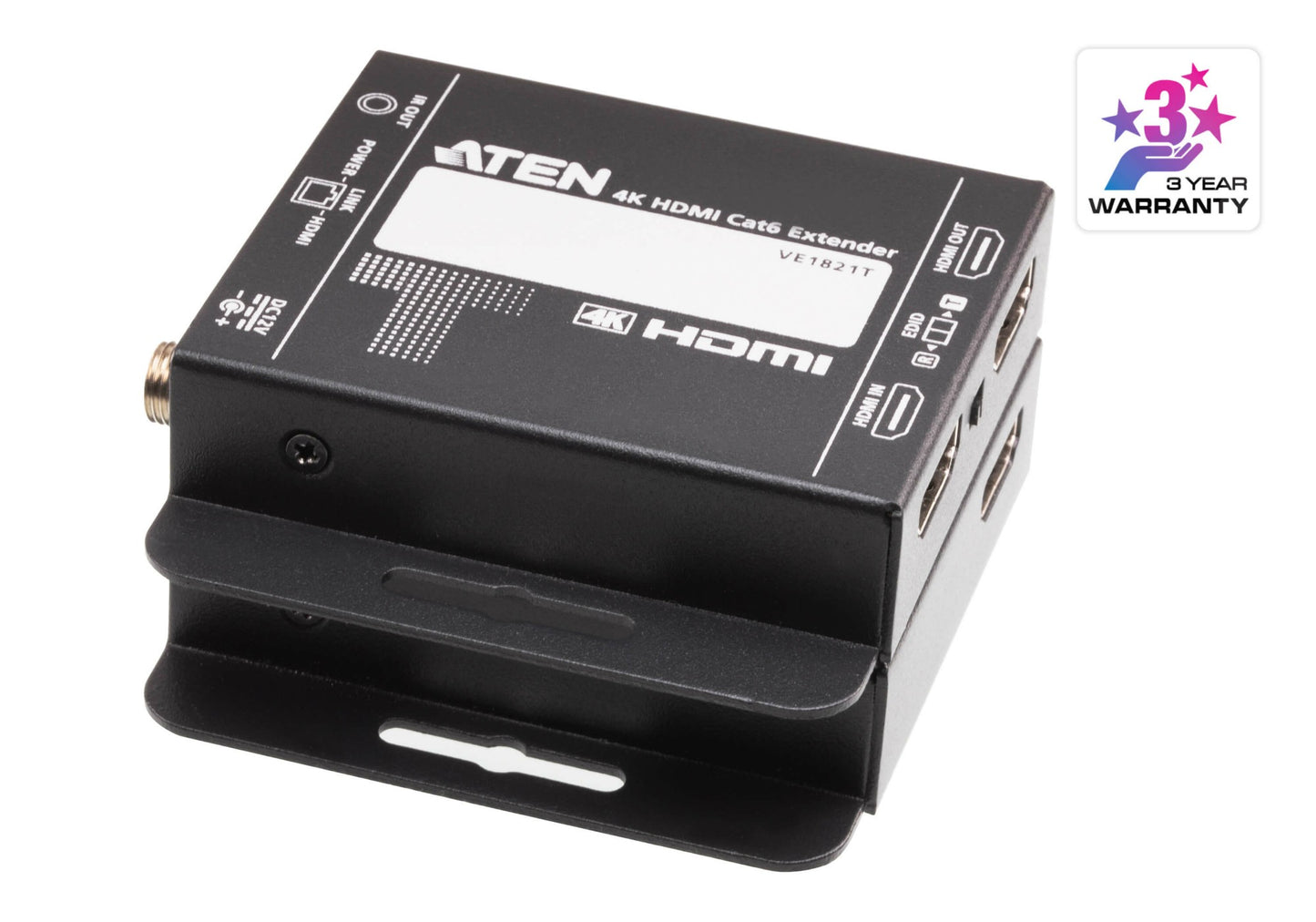 ATEN VE1821-AT-G | VE1821 4K HDMI Cat6 Extender Kit, PoC, Tx/Rx, 4K UHD
