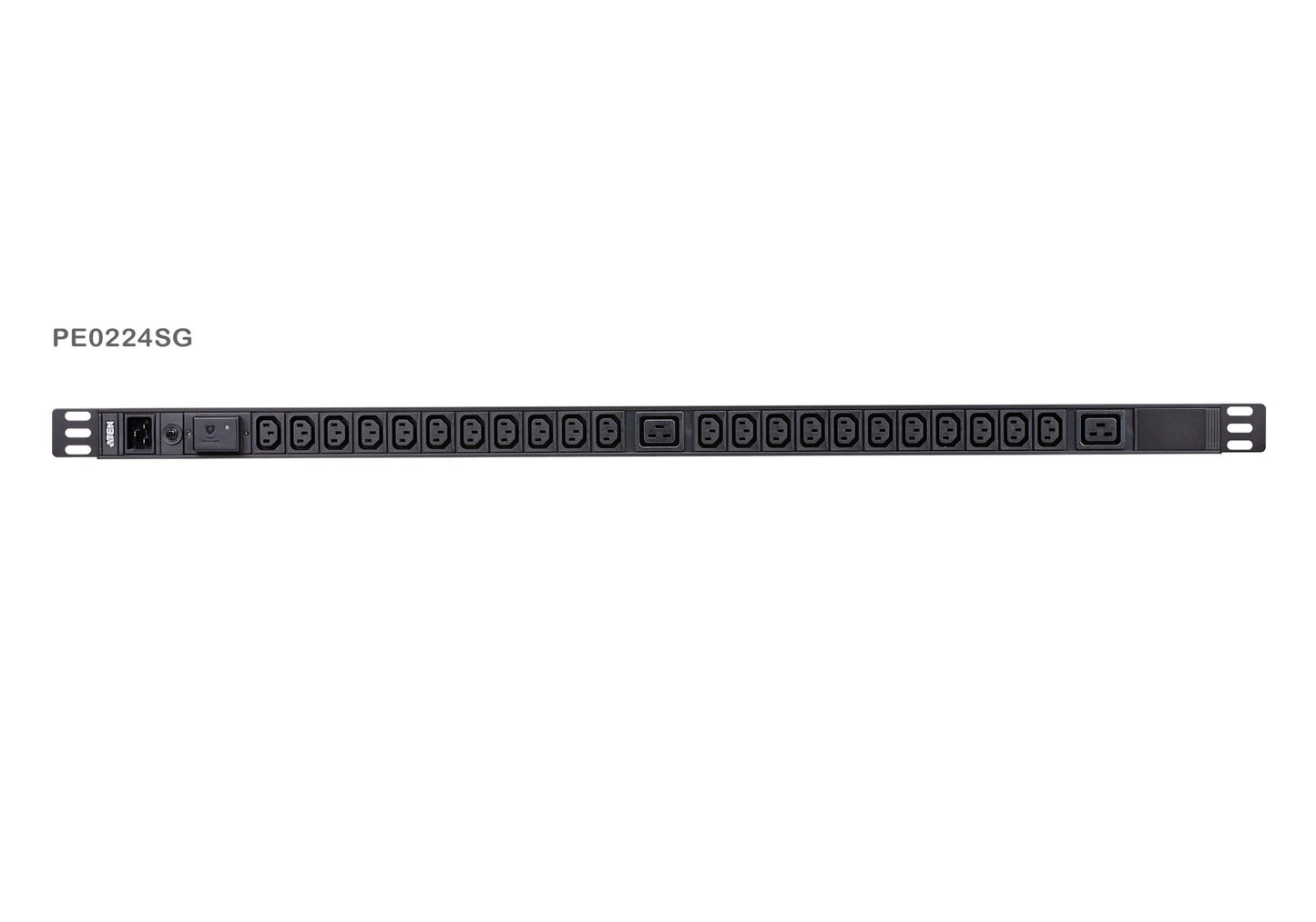 ATEN PE0224SG-AT-G | PE02 Series Basic PDU, 0U Vertical, 24 x Outlets, Surge Protection