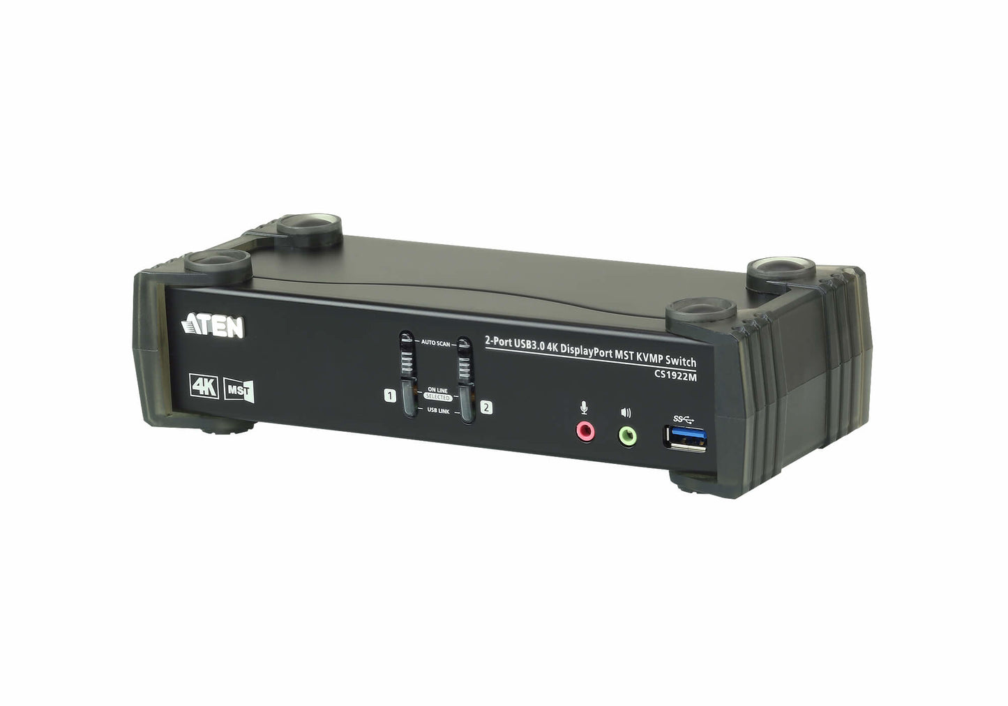 ATEN CS1922M-AT-U | CS1922M 2 x Port 4K DisplayPort KVMP, Dual-Monitor MST, USB 3.0