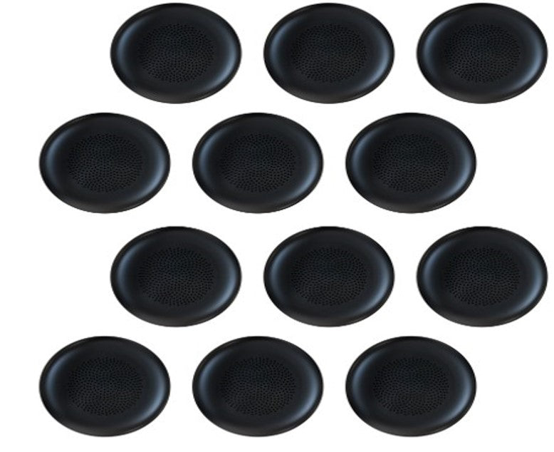 Yealink IPY-YHA-LEC-12-NV | IPY-YHA-LEC-12, Replacement Leather Ear Cushion for WH62 & WH66, 12 PCS, Black