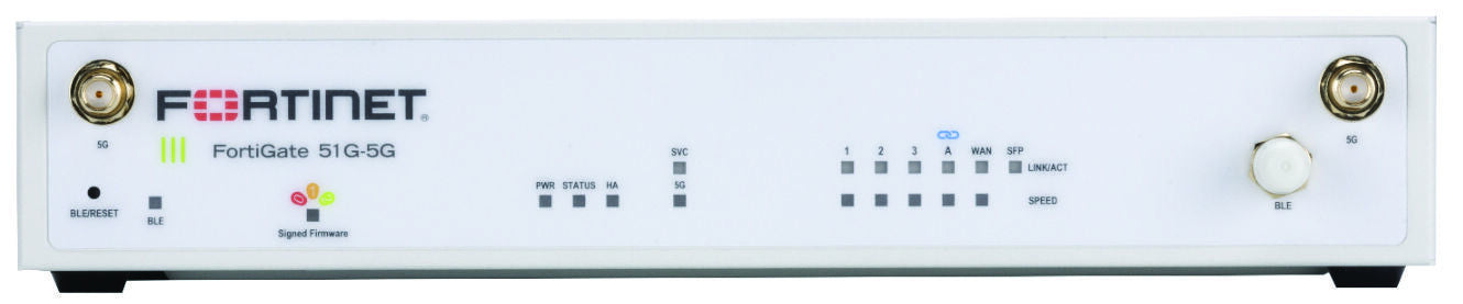Fortinet FG-50G-5G | 5 GE RJ45 Ports, 5G WWAN, 5 SMA Antennas, Embedded Wireless