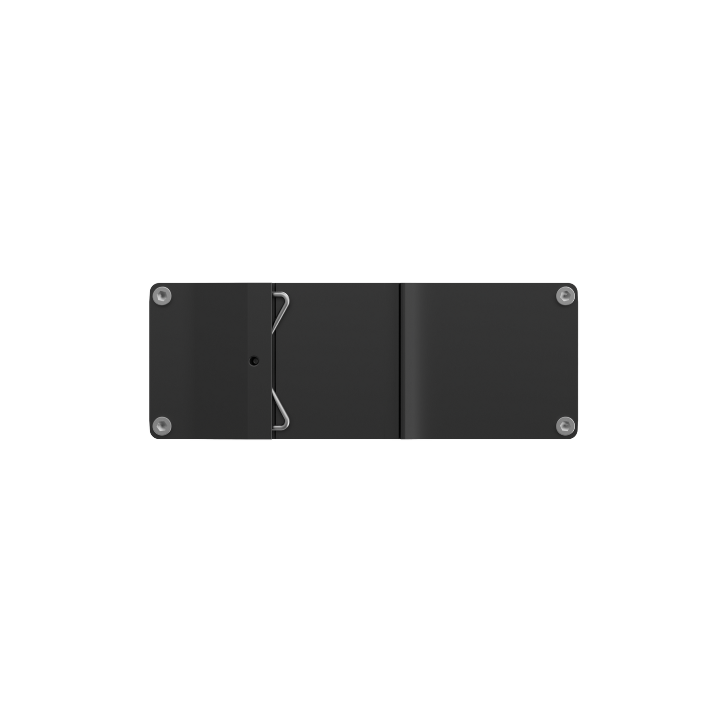 Black rectangular usb flash drive with silver metallic accents accompanies teltonika tsw040 8-port poe+ industrial switch