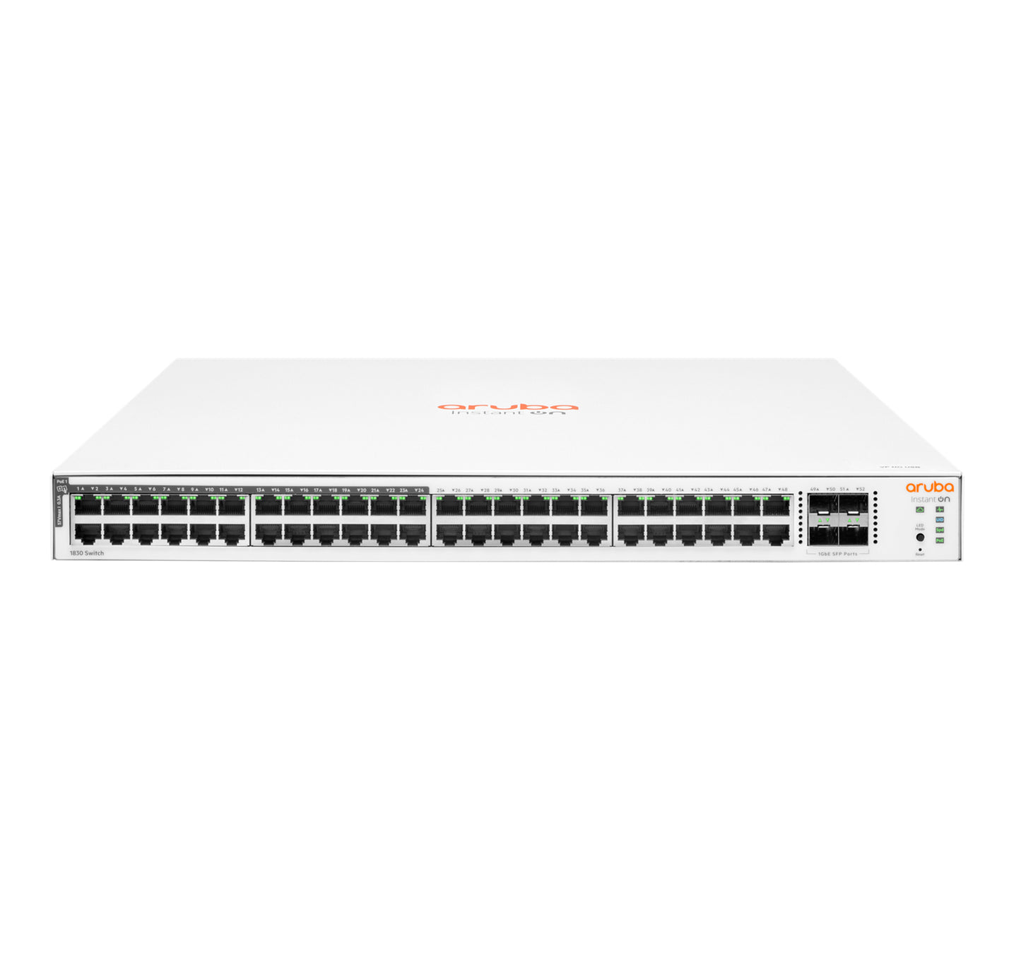 Aruba Instant On JL815A#ABG | 1830 48G 24p Class4 PoE 4SFP 370W Managed Switch