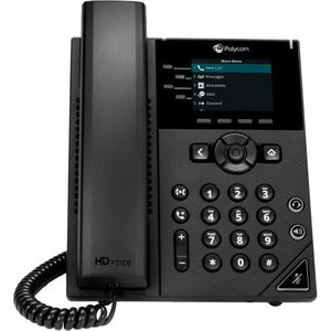 POLY 2200-48820-025 | VVX 250 4-Line Desktop Business IP Phone, Dual 10/100/1000 Ethernet Ports