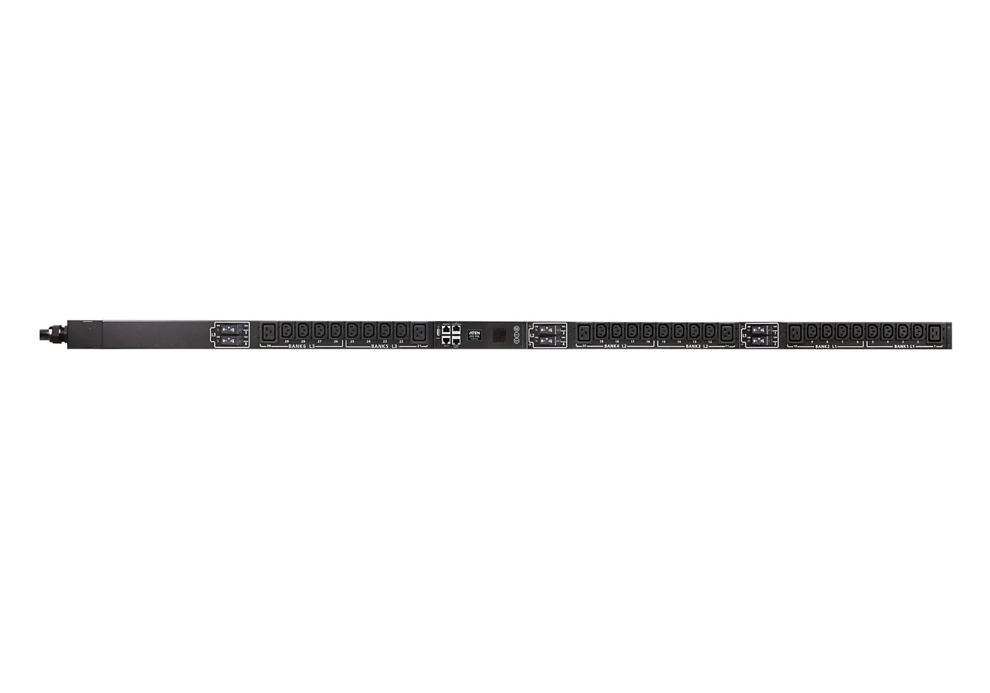 ATEN PG95330G-AT | PG95330G Metered 3-Phase PDU, 32A, 30 Outlets, Dual 1GbE