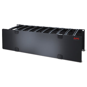 APC AR8605 | NetShelter Cable Management, Horizontal Cable Manager, 3U, Single Side with Cover