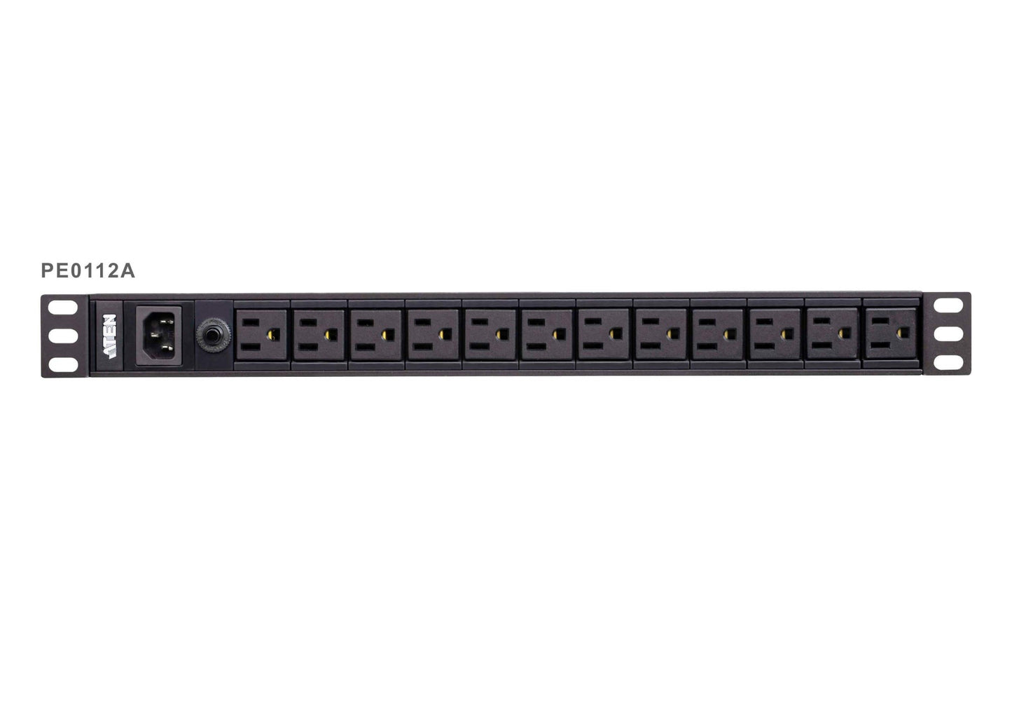 ATEN PE0112G-AT-G | PE0112G Basic PDU, 12 x C13, 10A, 1U Rackmount, Overload Protection