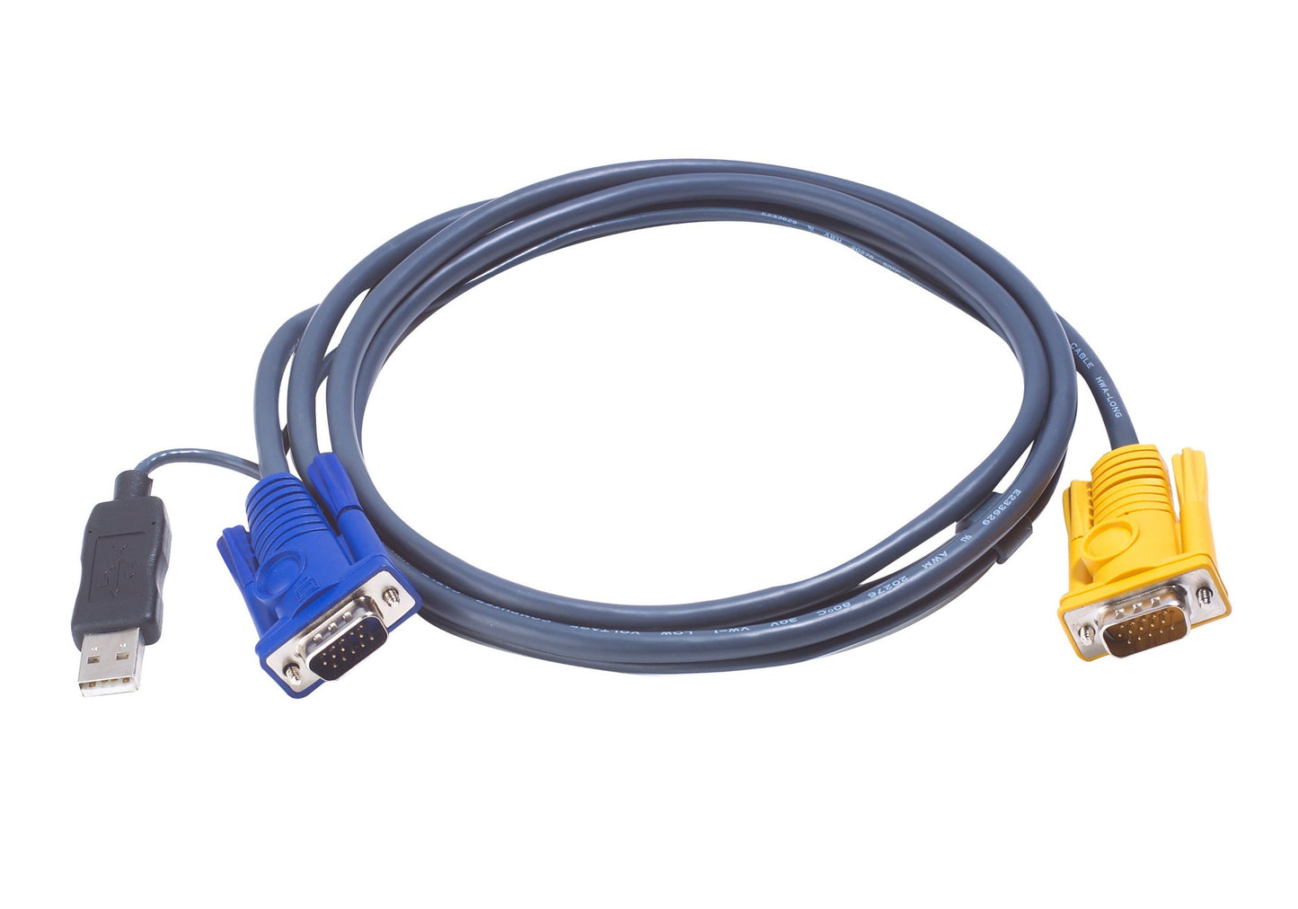 ATEN 2L-5206UP | 2L-5200 Series USB KVM Cable - 6 m, SPHD-15 to VGA + USB