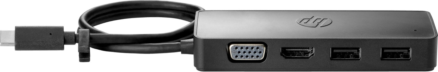 HP 7PJ38AA | USB-C Travel Hub G2, 1 x HDMI, 1 x VGA, 2 x USB-A, 1 x USB-C, AU Plug
