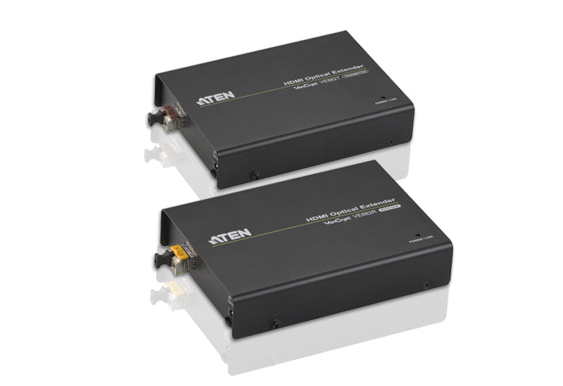 ATEN VE882-AT-U | VE882 HDMI Optical Extender Kit, Single-mode Fibre 600 m, IR/RS-232