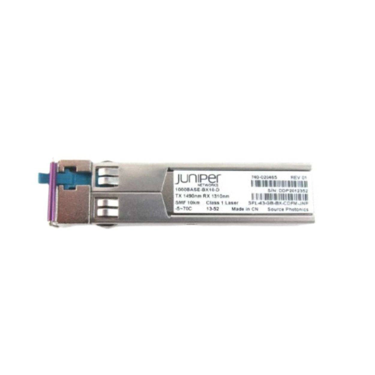 EX-SFP-GE10KT14R13-BCC | Juniper Compatible 1GB BiDi Transceiver - 10km (1000BASE-BX-D)