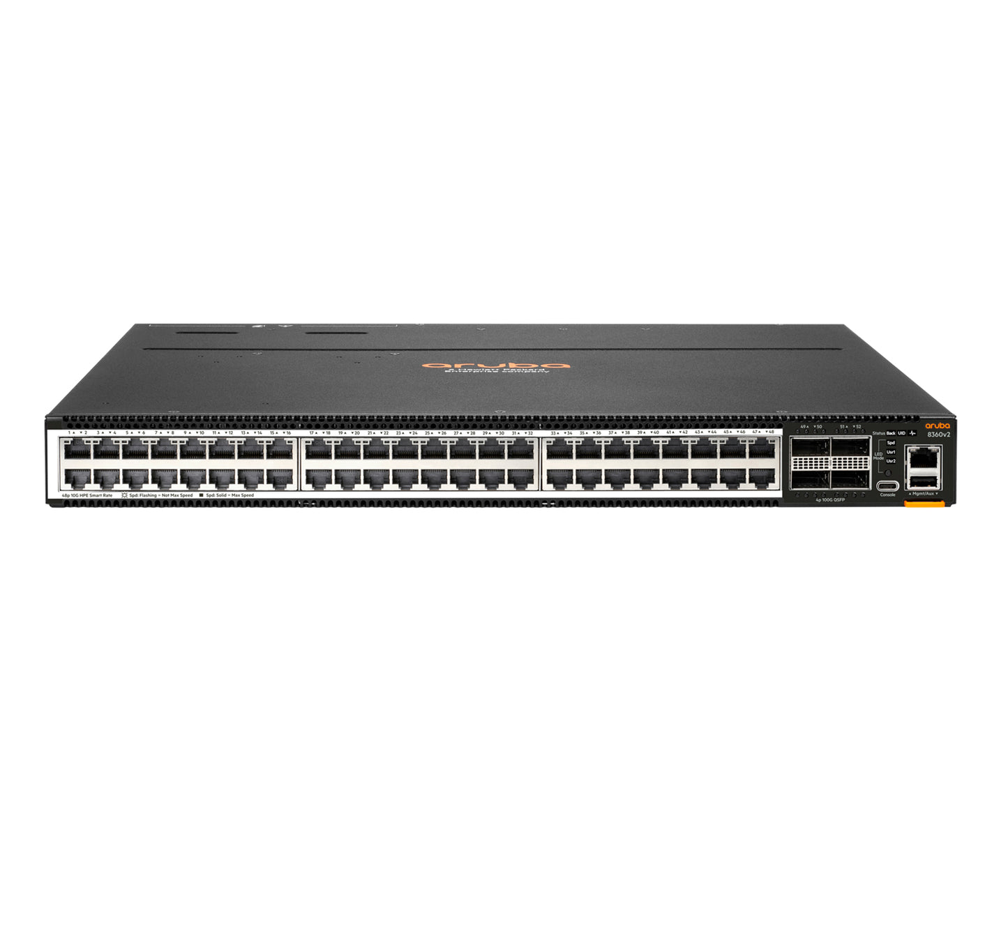 Aruba JL707C#ABG | 8360-48XT4C v2 Switch, 48x 10GBase-T, 4x 100G QSFP+/28