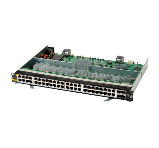 Aruba R0X41A | Aruba 6400 48 x 1/2.5/5GbE Smart Rate Ports, 4 x SFP56 Ports, PoE, Network Switch Module