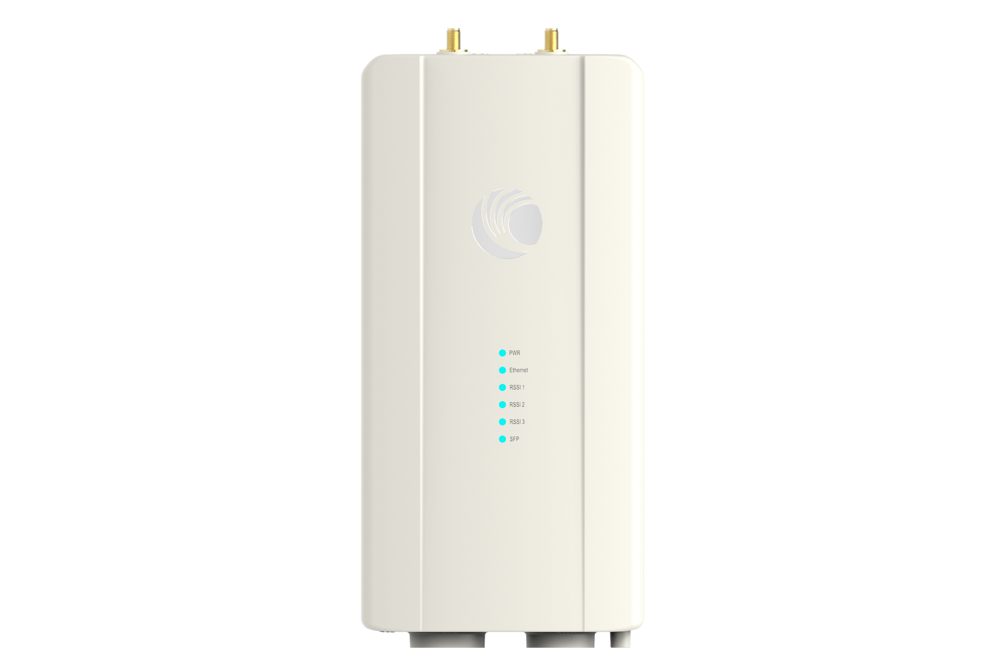 Cambium ePMP 5 GHz Force 400C cream wireless router with gold antennas