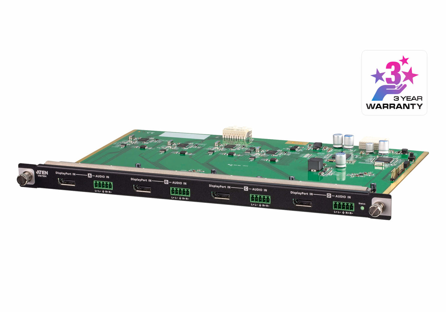 ATEN VM7904-AT | VM7904 4K DisplayPort Input Board, 4 x DP In, 4K@60, VM1600A/VM3200