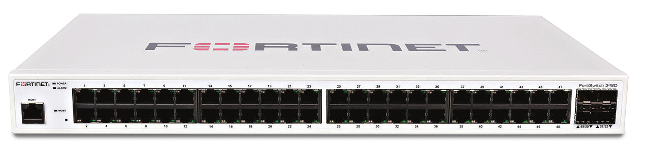 Fortinet FS-248D | 48 GE RJ45, 4 GE SFP, Layer 2/3 FortiSwitch Controller Compatible