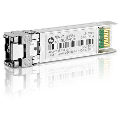 Aruba J9153A | X132 10G SFP+ LC ER Transceiver, 40km, 10GbE, SMF, LC Connector