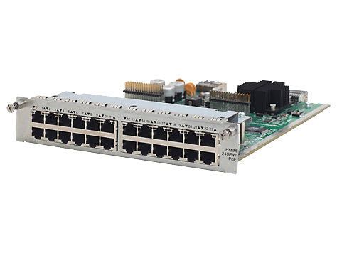 HPE JG427A | MSR 24-Port Gig-T PoE Switch Module for MSR4000 Series