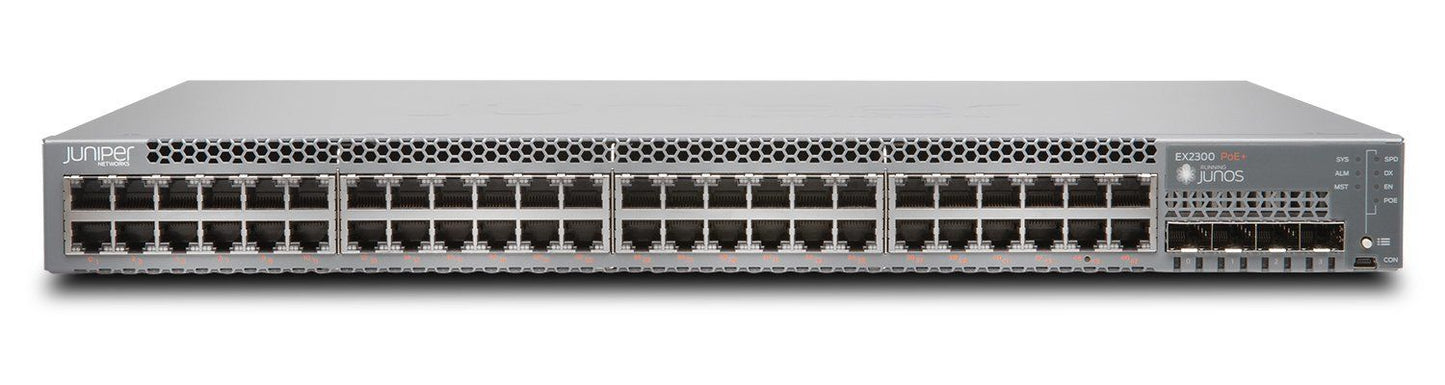 JUNIPER EX2300-48P | Enterprise Network Switch with 48 PoE+ Ports and Layer 2/3 Features