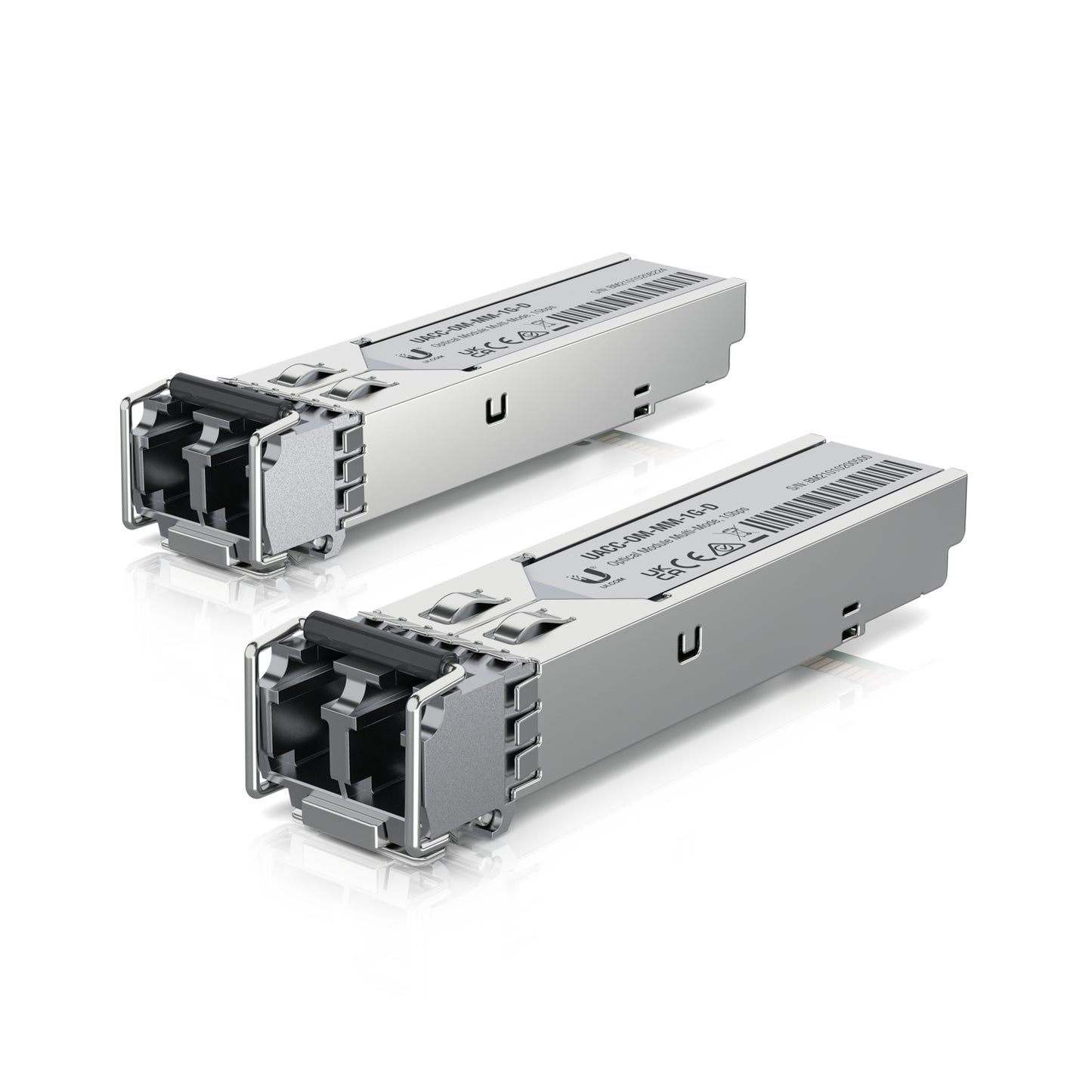 Ubiquiti UACC-OM-MM-1G-D-2 | 1.25Gbps SFP Module, Multi-Mode Fiber, 550m Range, 2-Pack