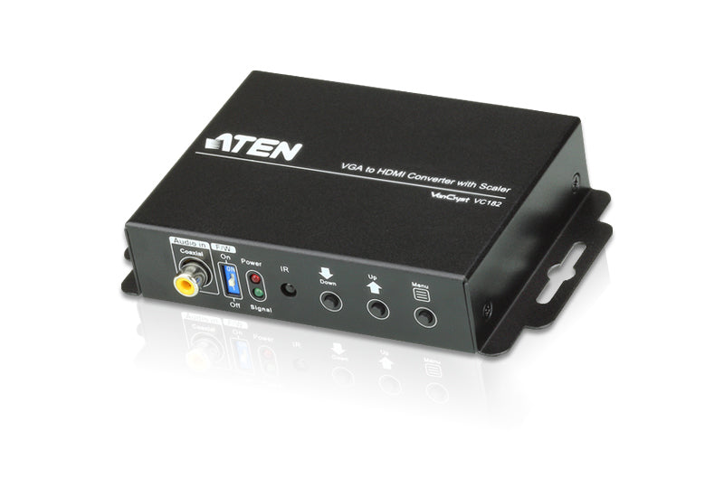 ATEN VC182-AT-U | VC182 VGA+Audio to HDMI Scaler, 1920x1200