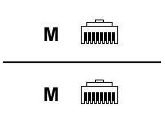 HPE C7533A | 1.2m Cat5 Ethernet Cable, RJ45 M/M, Black, Fast Ethernet