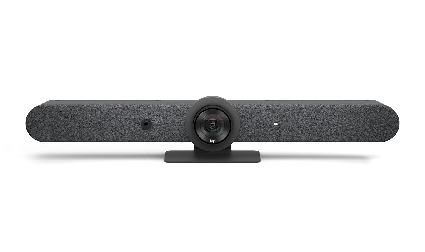 Logitech 960-001315 | Rally Bar, 4K Ultra HD Video Conferencing, Built-In Speaker & Mic