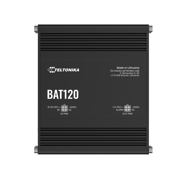 Teltonika BAT120000300 | 4-pin Power Supply, Uninterruptable Power Supply, 2 x 4-pin DC Ports, DIN Rail/Surface Mount, 6hrs Full Load Runtime