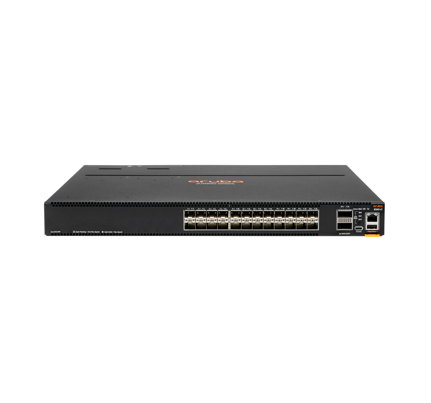 Aruba JL710C#ABG | 24x 10G SFP+, 2x 100G QSFP28, L3 Managed, 1U, Dual AC