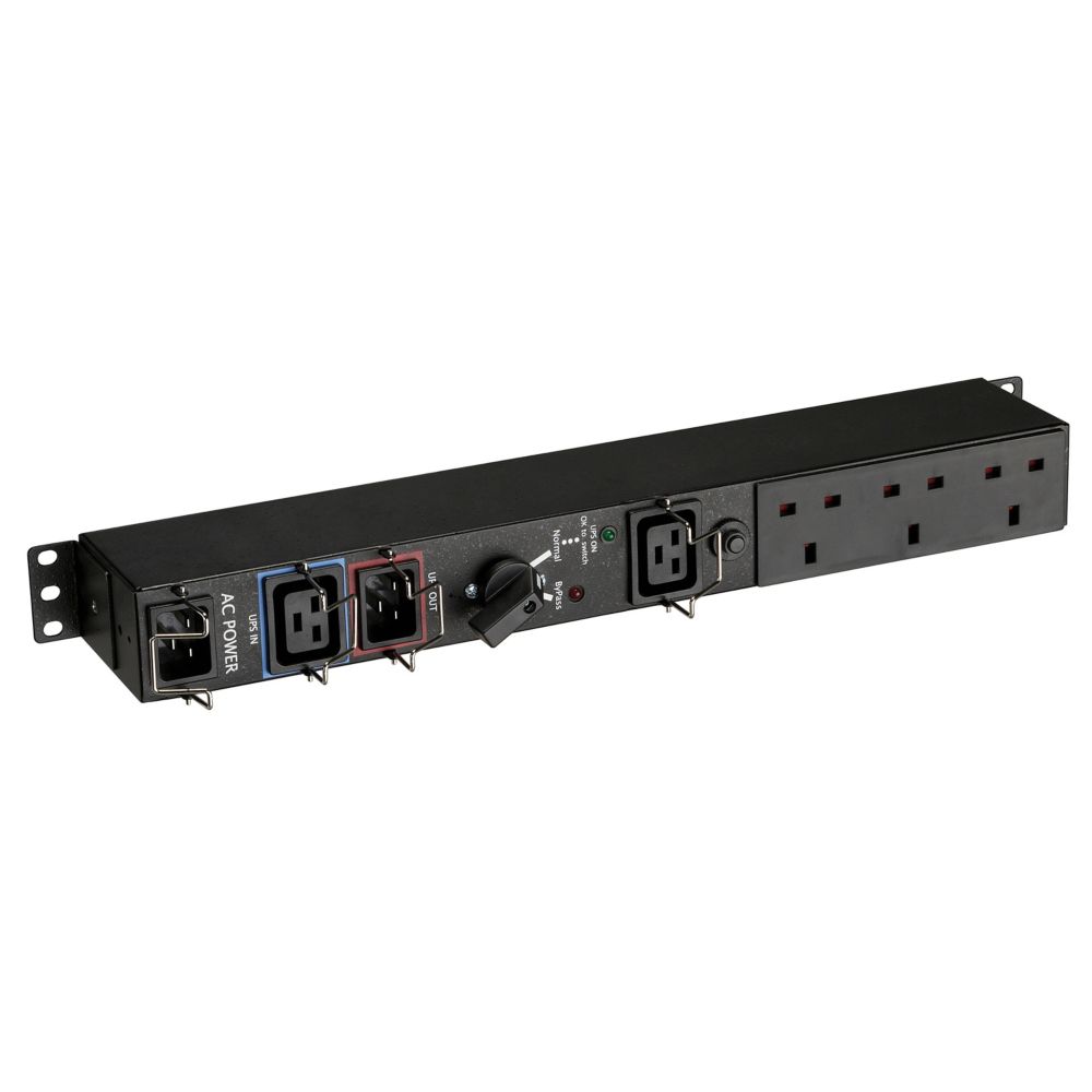 Eaton MBP3KAU black metal rack-mount PDU with C19, AU outlets, 240V switch
