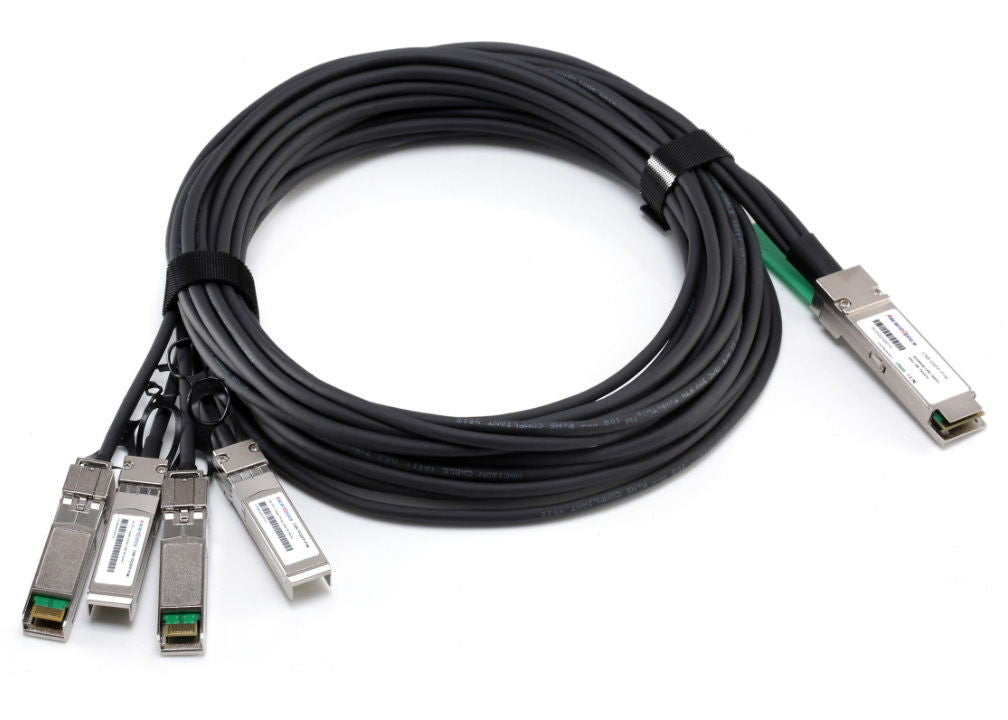 HPE 721076-B21 | QSFP+ to 4x10G SFP+ AOC, 15m, High-Speed Data Transfer Cable