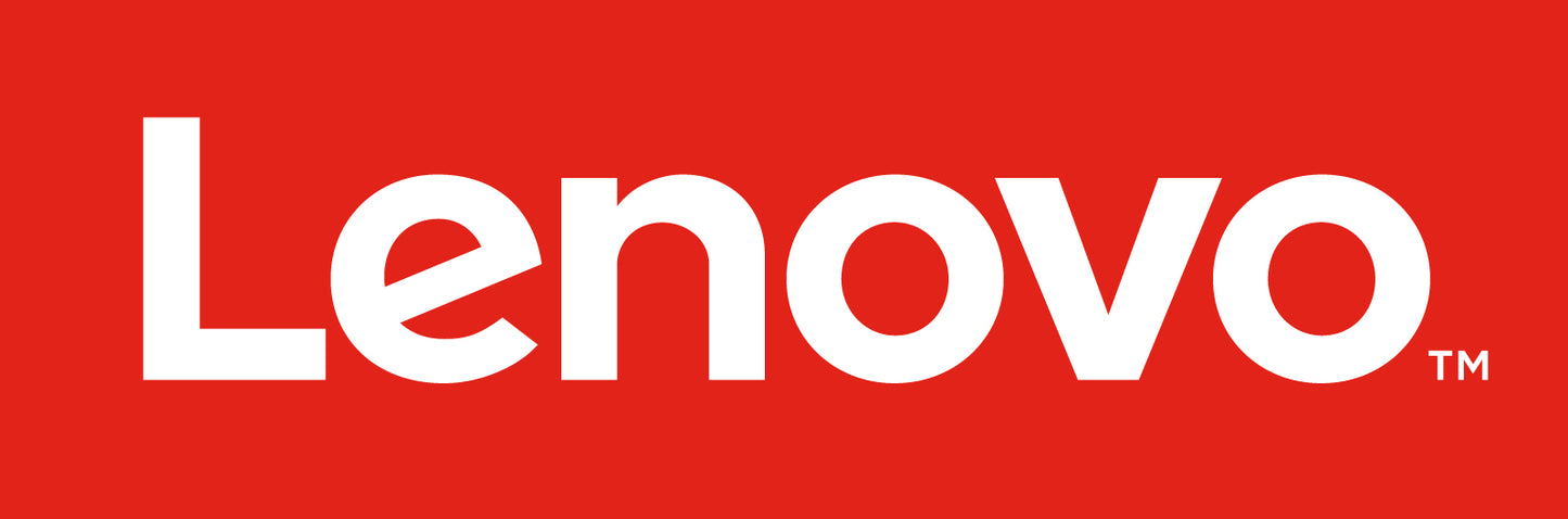 White Lenovo logo on red background for ThinkSystem ST250 V2 server