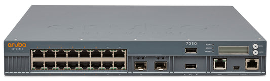 Aruba JW678A | 7010 Network Controller, 16 PoE+ Ports, 1G SFP, 32 APs, 2K Clients
