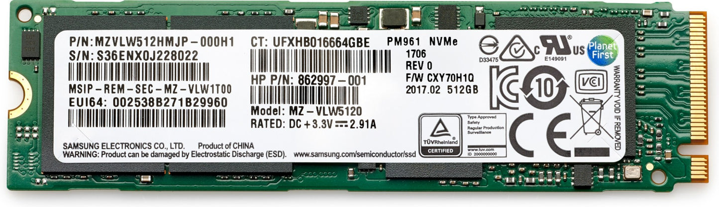 HP 406L7AA | pcie-4x4, 1TB PCIe 4x4 NVMe TLC SSD