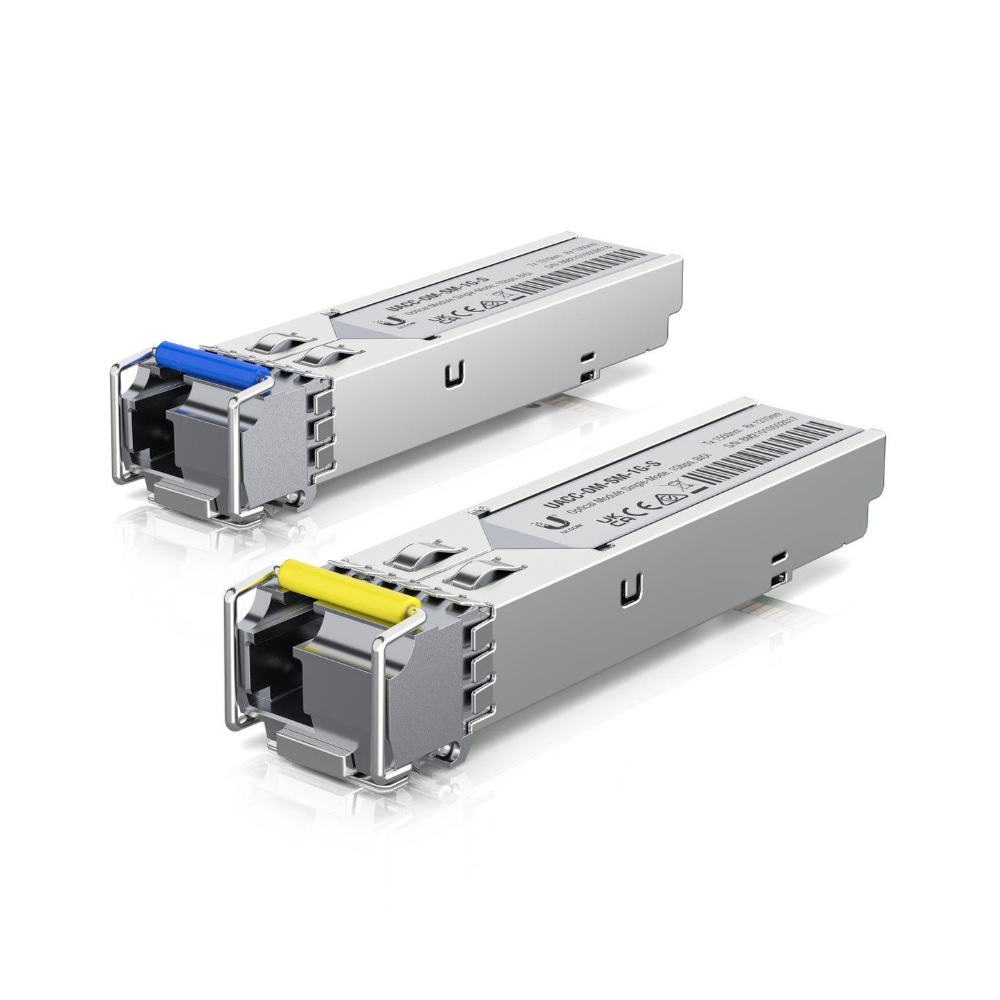 Ubiquiti UACC-OM-SM-1G-S-2 | uacc-om-sm-1g Transceiver, 1250 Mbit/s, Single-Mode, 3km, 2-Pack, SFP Transceiver Module