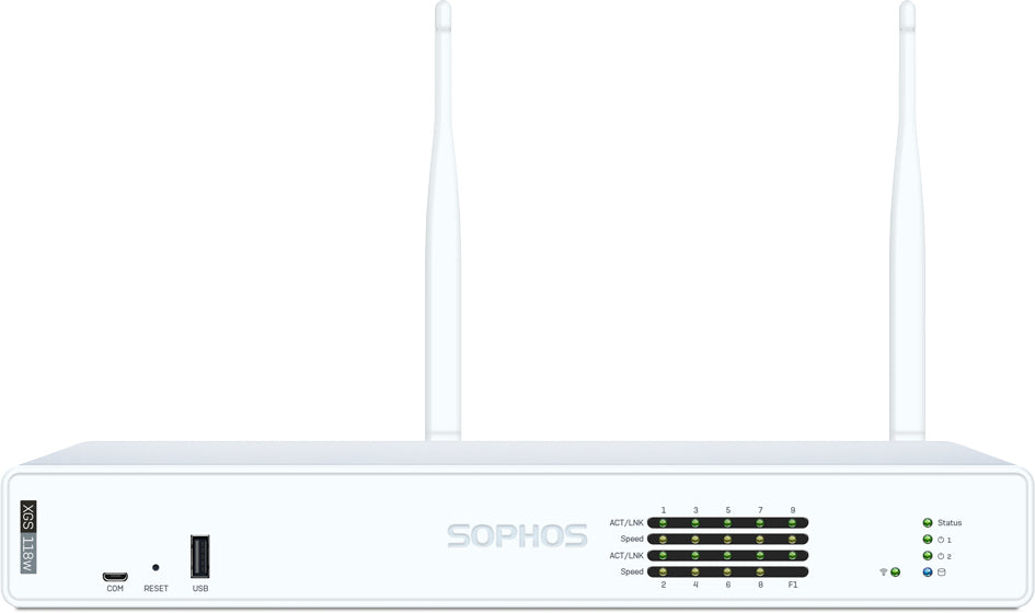 Sophos XW118Z00ZZPCAU | XGS 118w Firewall, 15.5 Gbit/s, Advanced Security Features