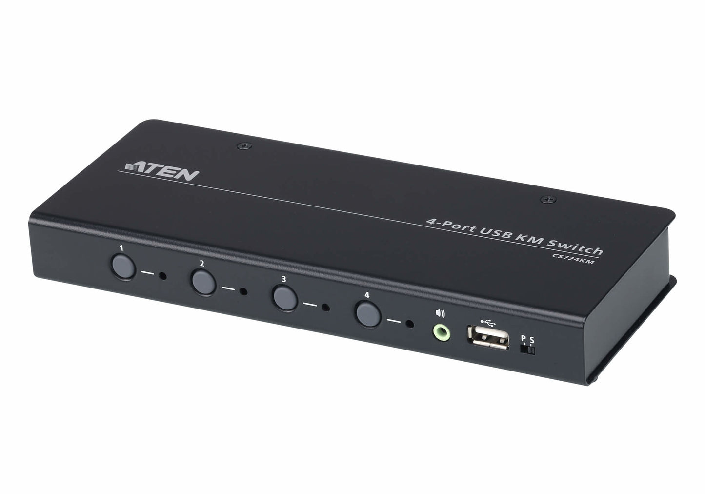 ATEN CS724KM-AT | CS724KM USB KM Switch, 4 x Ports, Boundless Switching, Audio