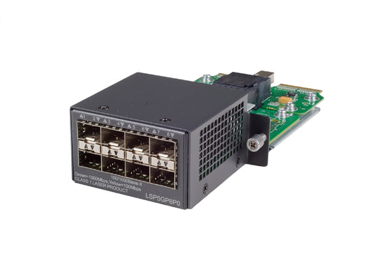 HPE JG313A | 5500 HI 8-Port Gig-T Module, Gigabit Ethernet Expansion