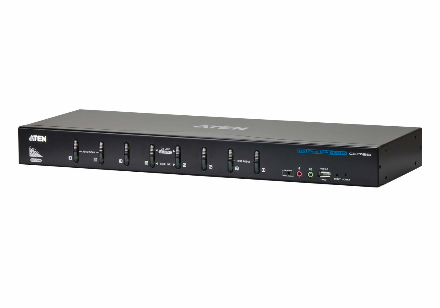ATEN CS1788-AT-U | CS1788 Dual-Link DVI USB KVM, 8 x DVI/USB Ports, Video DynaSync