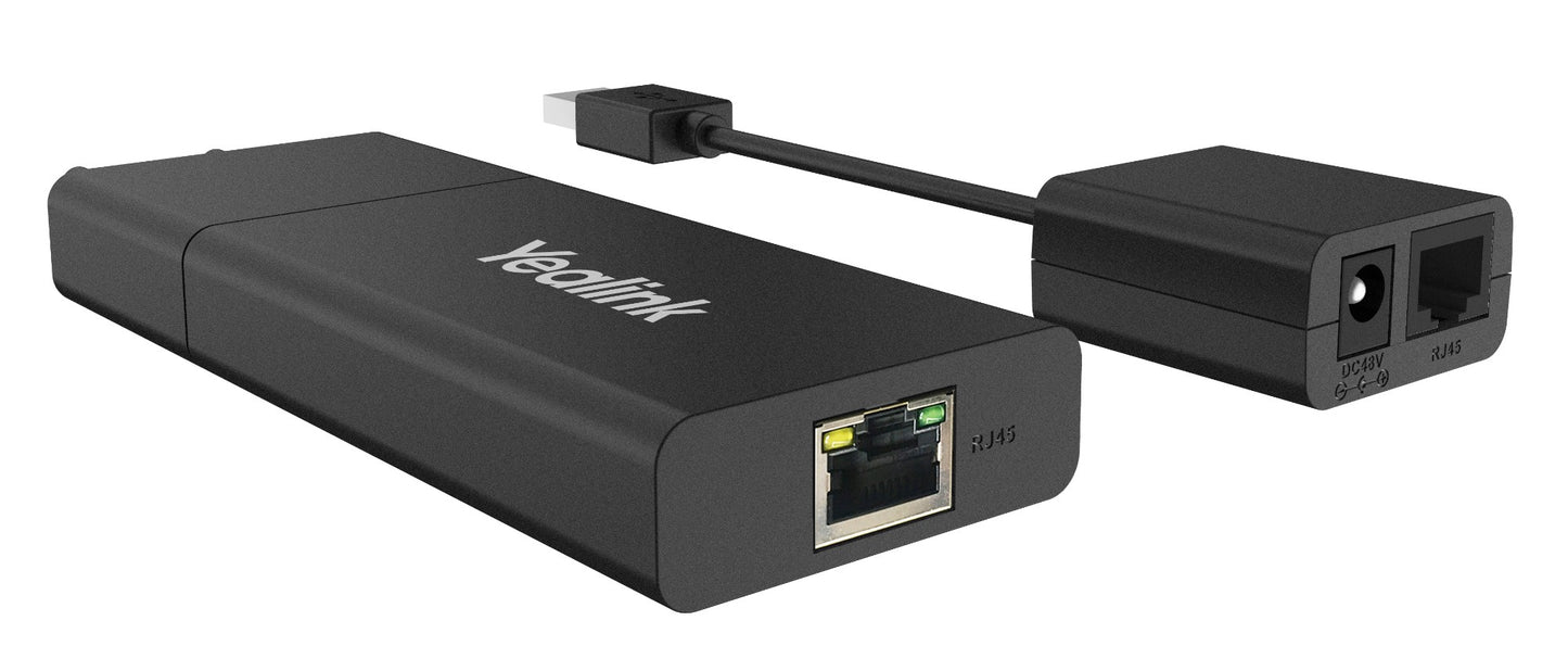 Yealink USB2CAT5E-EXT | USB Extender 40m Range via Cat5e for Meeting Rooms