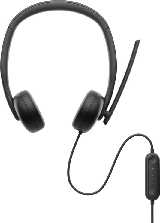 Dell 520-BBCW | WH3024 Headset Wired, USB Type-C, Black